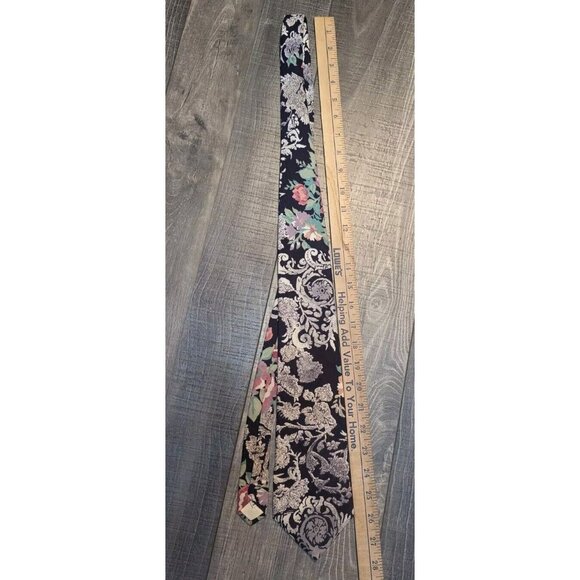 Men's‎ Tie J.A.M. Paisley Floral Print Pastel Color Y2k Rare - Picture 5 of 10